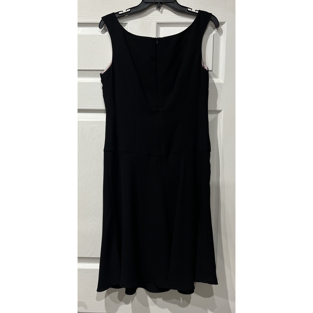 Jessica Howard Black Classic Sleeveless Midi Dress‎ Size Petite 10 - Picture 3 of 12